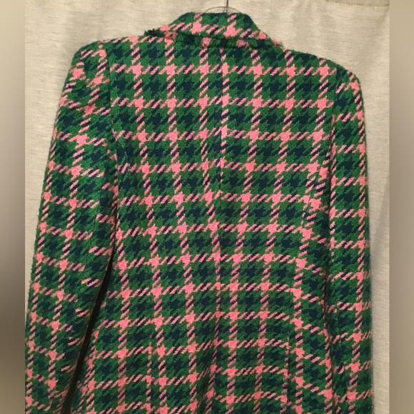 RIVER ISLAND Structured Green and Pink Blazer - Picture 4 of 7